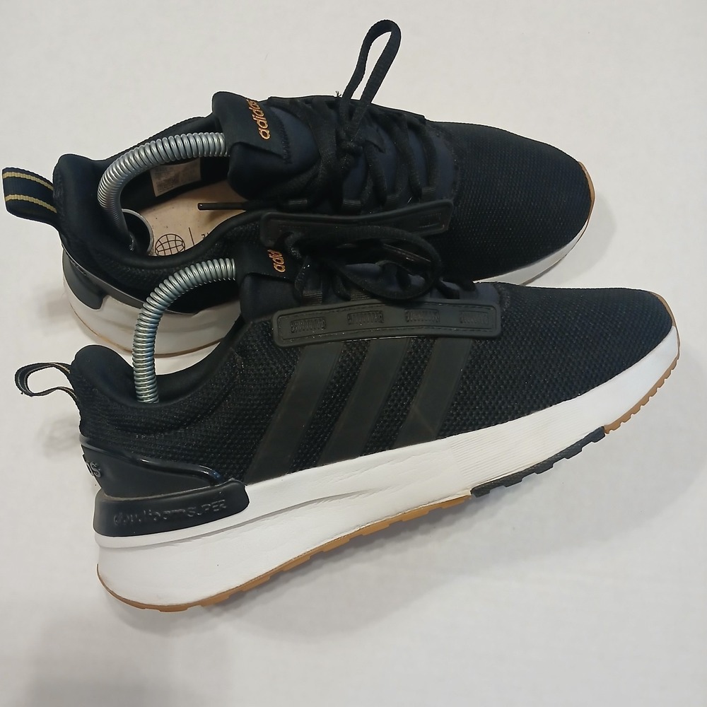Adidas Racer TR21 Black Gum Men 8 Sneaker GX4209 Athletic Running Shoes